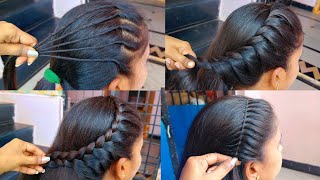 : 4 Best unique Bridal hairstyles for girls| 4 different Easy daily using hairstyles| #hairstyles