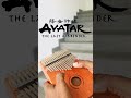 Kalimba Cover: Avatar's Love from The Last Airbender#shorts #avatar #avatarthelastairbender  #music