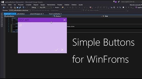Simple image buttons for Winforms