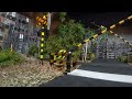 鉄道模型 踏切 (O-gauge Railroad crossing)