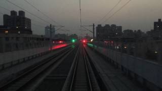 554次莒光號尾端路程景 五權-台中段
