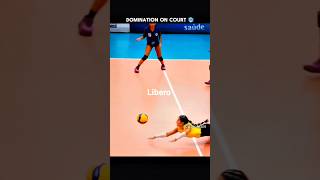 Wait for end libero vollyball save, 🥶☠️ | #volleyball #spike #edit