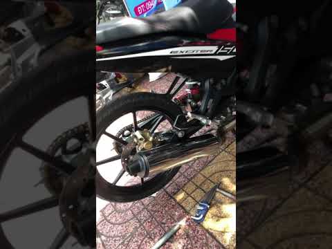 Video Test âm thanh pô cbr Redleo cho Ex 150 - youtube