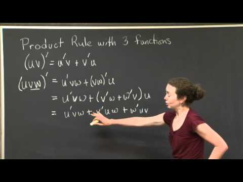 Product Rule | MIT 18.01SC Single Variable Calculu...