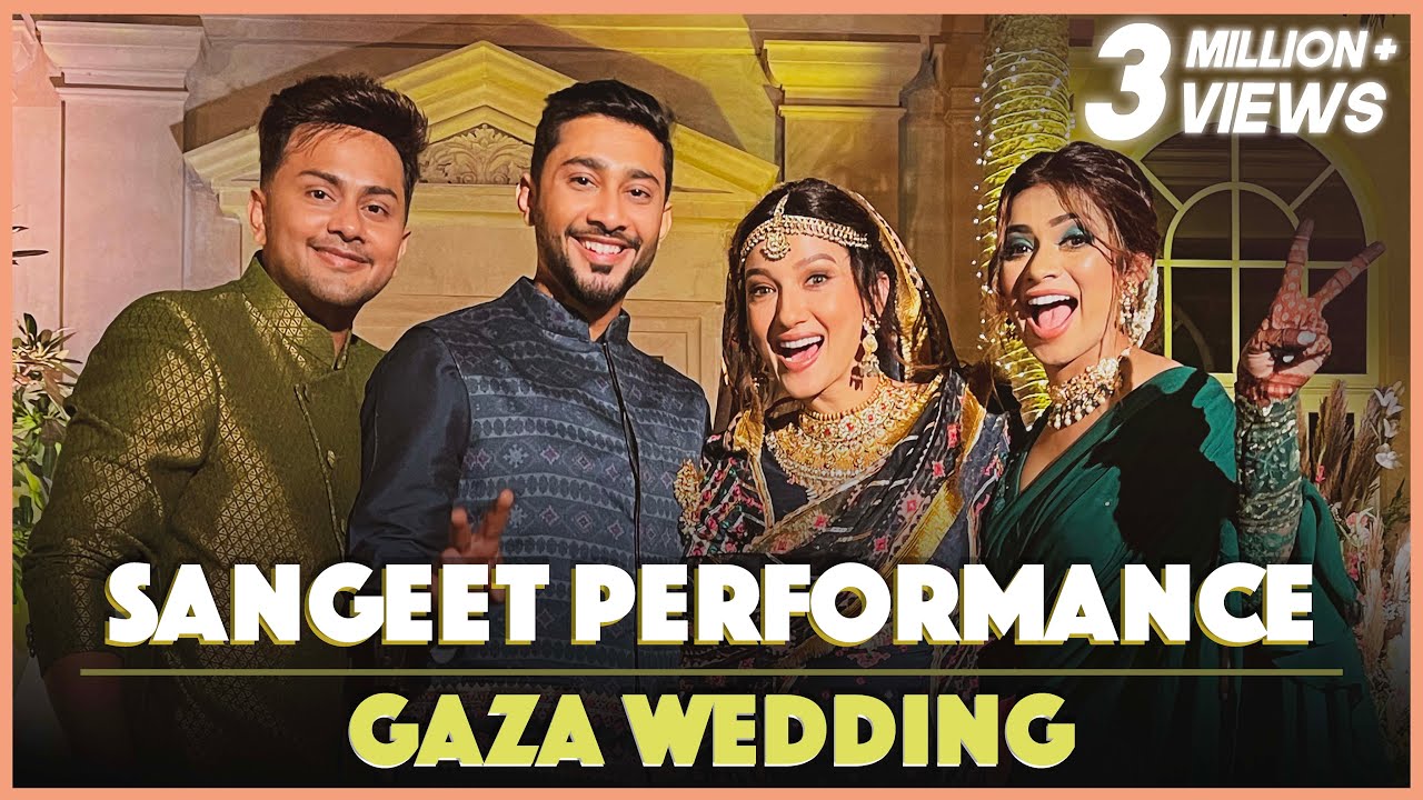 Sangeet Performance At Gaza Wedding  Awez Darbar Choreography