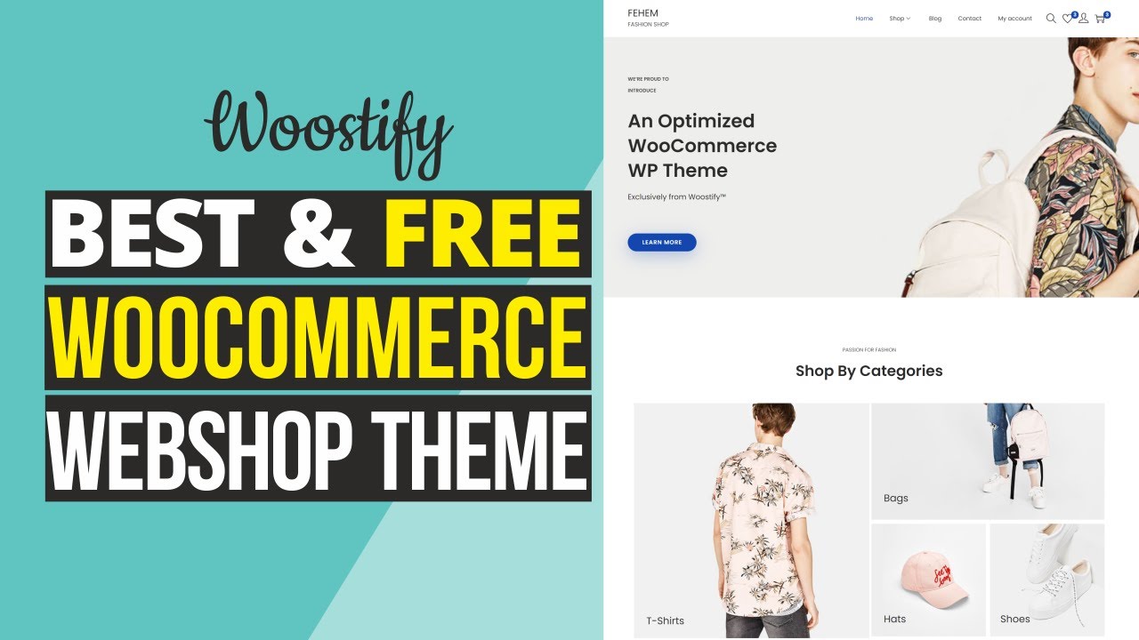 Best FREE eCommerce Theme for WordPress 2021 - Woostify WooCommerce Theme