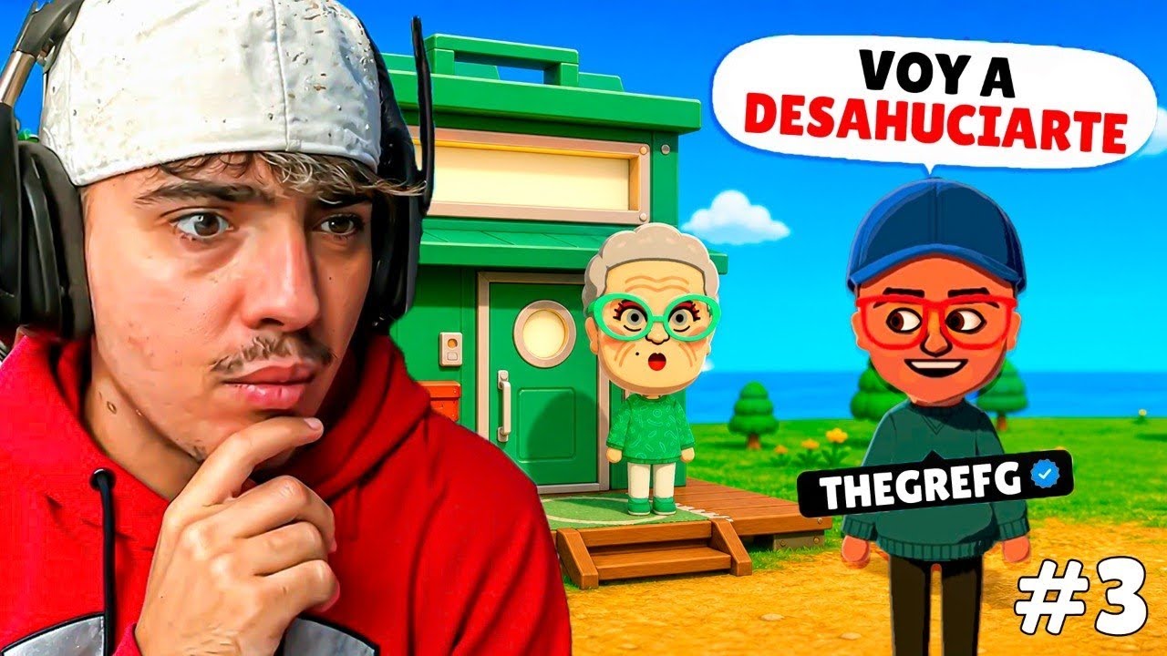 ¿TAMBIÉN VA A DESAHUCIARLA AQUÍ? 💀 | TOMODACHI LIFE #3