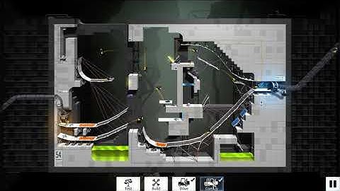 Bridge Constructor Portal 54 - train your brain (budget optimized 100750)