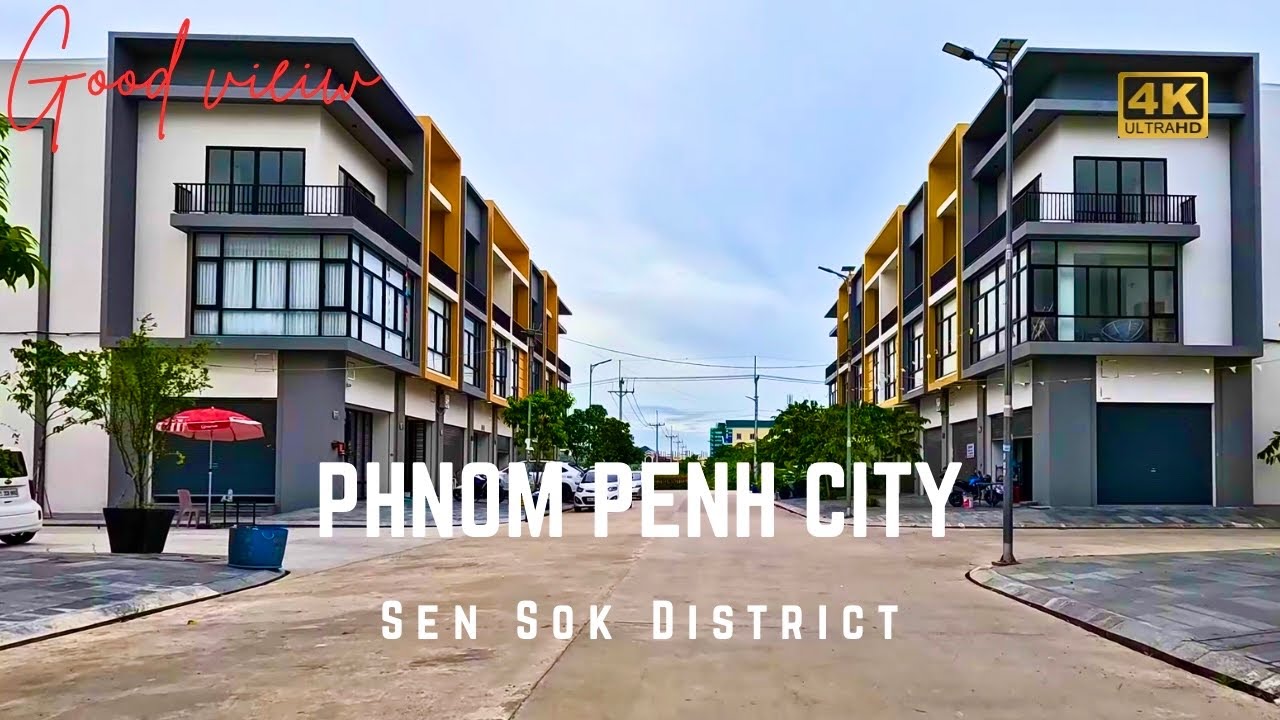 The Visit Sen Sok District in Phnom Penh ity | Cambodia drive 4K