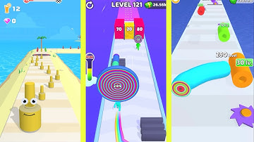 Juice Run vs Layer Man vs Layer Runer | All Levels Gameplay Walkthrough (iOS & Android)