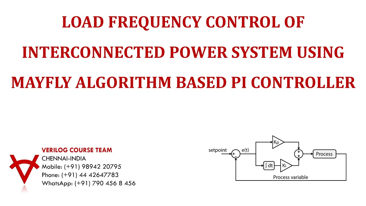 LOAD FREQUENCY CONTROL OF INTERCONNECTED POWER SYSTEM USING MAYFLY ALGORITHM BASED PI CONTROLLER