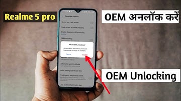 OEM unlocking 🔓 How To Turn Off In Realme 5 pro me Oem Unlocking Kaise Kare with developer option