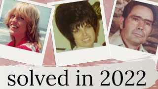 cold cases solved in 2022 part 4 | solved after decades | 3 recently solved cases