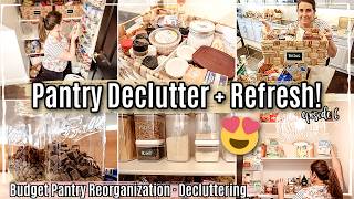 NEW PANTRY REFRESH 2024 :: ORGANIZE & DECLUTTER WITH ME ep6