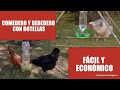 Hago comederos y bebederos para mis gallinas con botellas de plástico "El Rincón del Soguero"