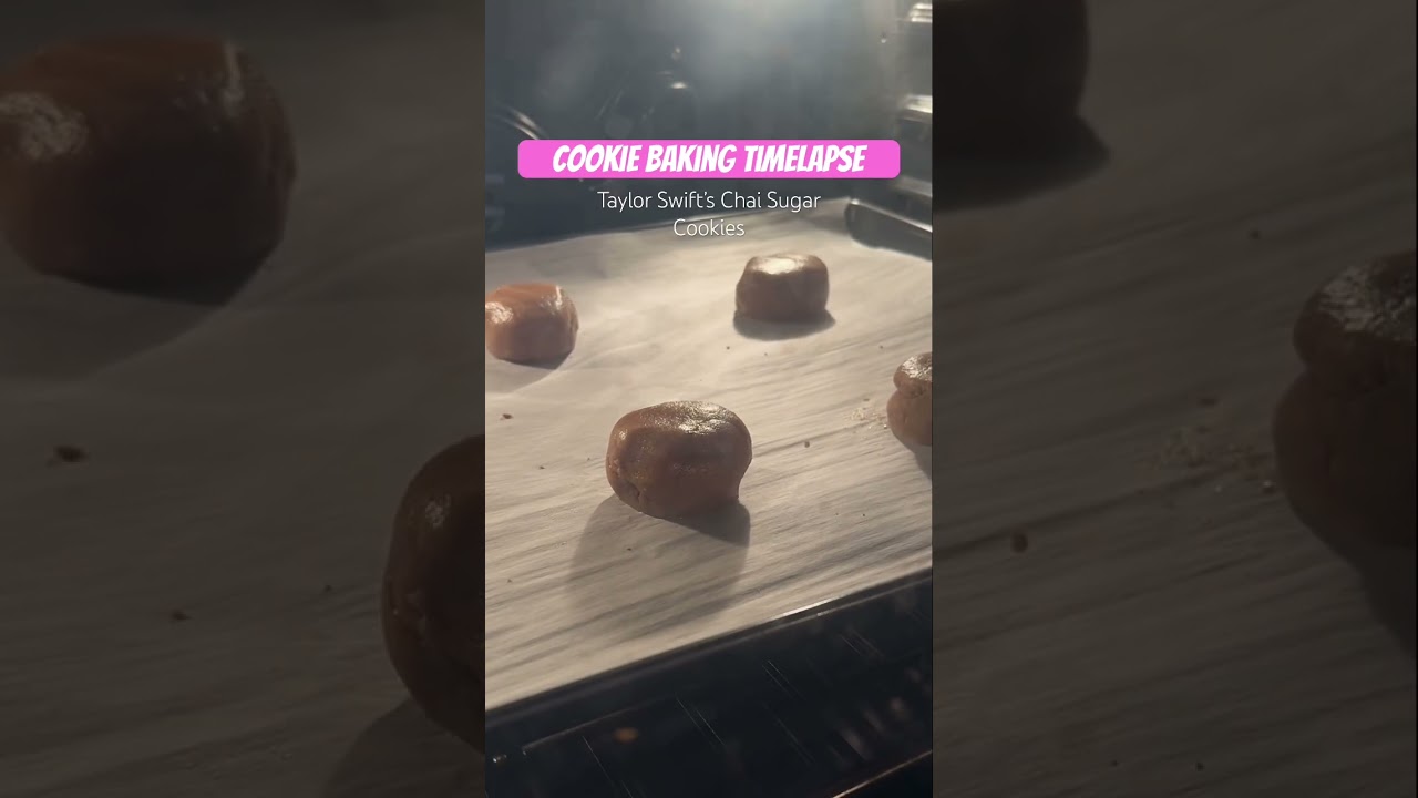 Cookie Baking Timelapse: Taylor Swift Chai Sugar Cookies 