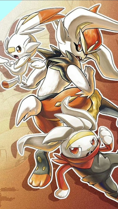 Trio starter dari daerah Galar (Inteleon,Cinderece,Rillabum)#shory#pokemon