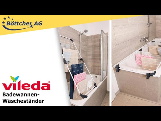 Badewannen Wäscheständer Vileda Acrobath 157234 - YouTube