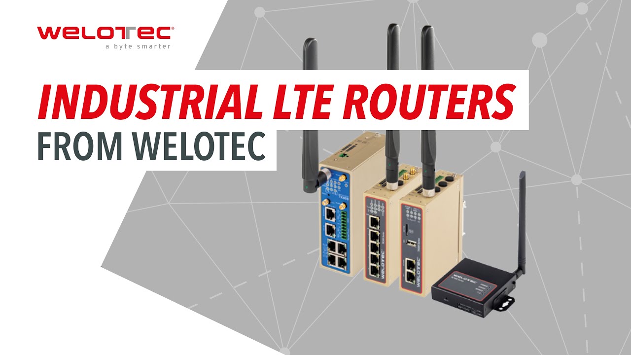 Industrial LTE router from Welotec - the complete package - YouTube