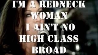 Video thumbnail of "Redneck Woman by Gretchen Wilson (lyrics)"