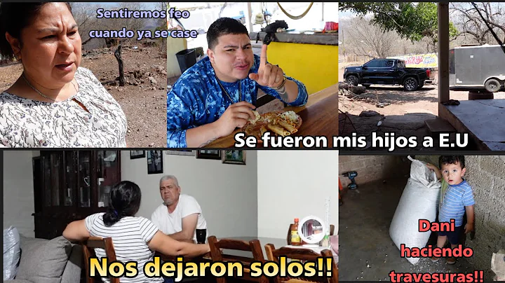Se van mis hijos!! NOS DEJAN SOLOS !! Se march a E.U