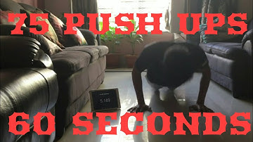 75 Push Ups in 1 Minute // Anay Shrikar
