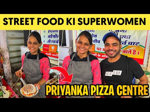 B.com pass Priyanka ke 150 types of pizza and pasta || रात 9 बजे से सुबह 2 बजे तक चलाती हे stall