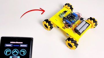 DIY Arduino Mecanum Wheels Robot – Full Build + Bluetooth Control