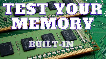 How to test memory ram windows 10