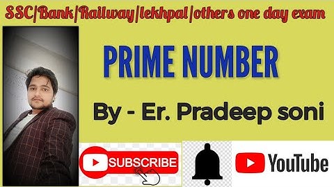 Up lekhpal 2020 prime number SSC /bank /ntpc/others one day exam