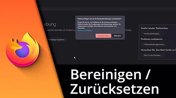 Wie kann man Mozilla Firefox zurücksetzen?