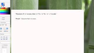 Writing up a proof outline into a paragraph (Screencast 1.2.4)
