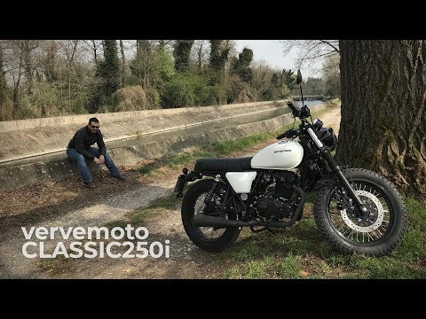 VERVE MOTO CLASSIC S 250 - una brat style a pochi euro