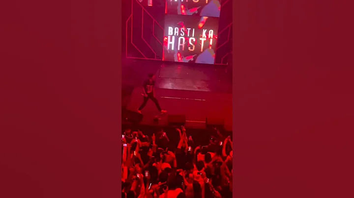 Basti Ka Hasti 🎶 | Mc Stan Live Concert In Pune ❤️ | #shorts #trending #youtube #mcstan #song
