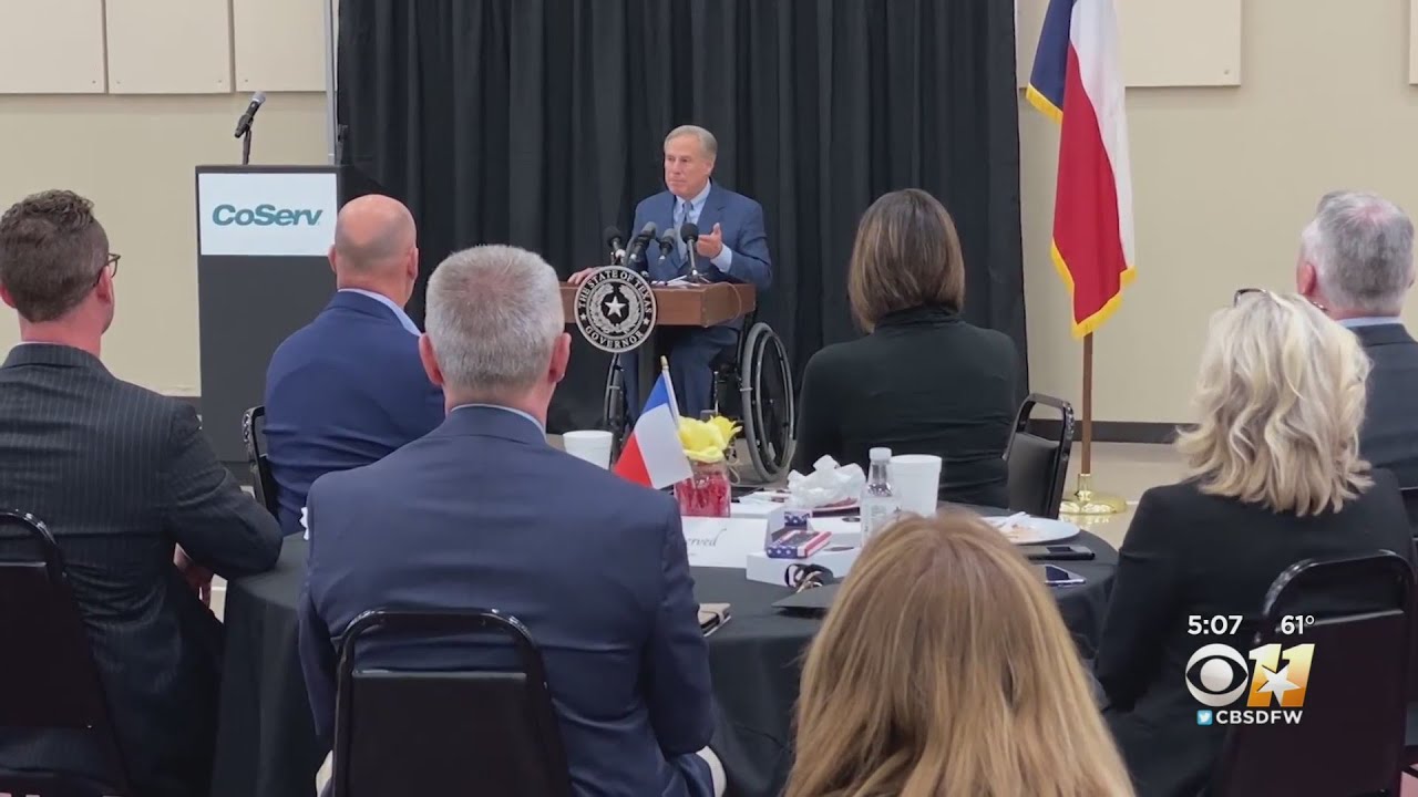 Gov. Abbott Urges Law Enforcement To Take Stand Against Human Trafficking, Fentanyl