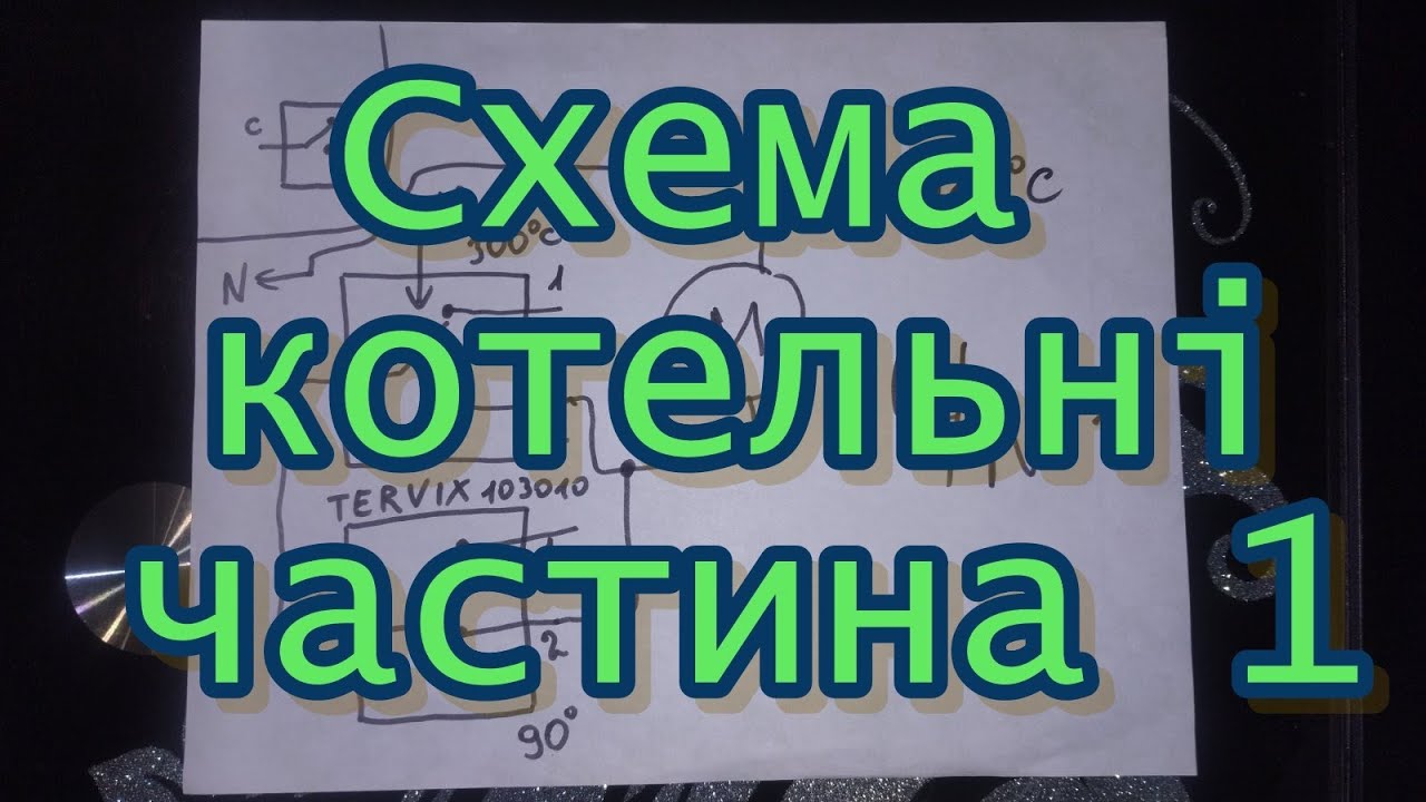 Схема котельні Як підключити термостат котла підключити насос ...