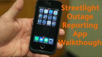 Streetlight Outage Reporting App Walkthrough