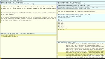 Developing in REPLs using acme