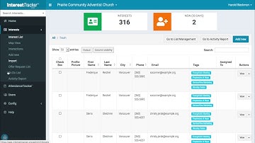 The Attendance List and Navigating AttendanceTracker (InterestTracker Training Series)