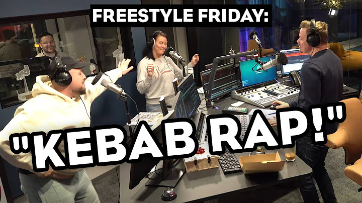 Anis Don Demina lägger en rap om KEBAB! (NRJ MORGON)