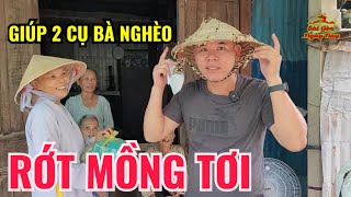 CHỊ CINDY NGUYỄN TẶNG 9 BỘ QUẦN ÁO MỚI & 2 CHIẾC QUẠT CÂY cho 2 CỤ BÀ Ở TIỀN GIANG