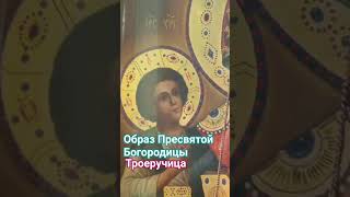 старинная икона Божьей Матери Троеручица в соборе св Петра и Павла Самары #богородица