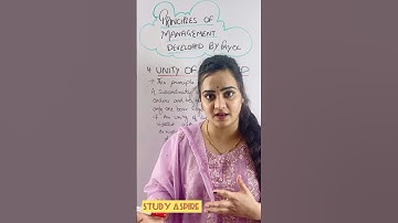 Unity of Command | Principles of management developed by Fayol | #important #viral #cbse #exams