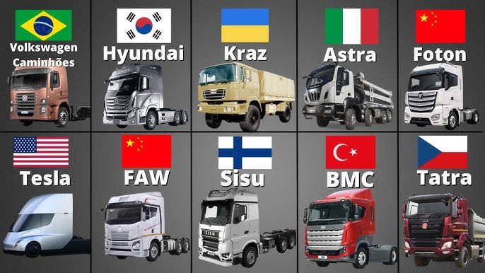 All Truck Brands - From Around The World 