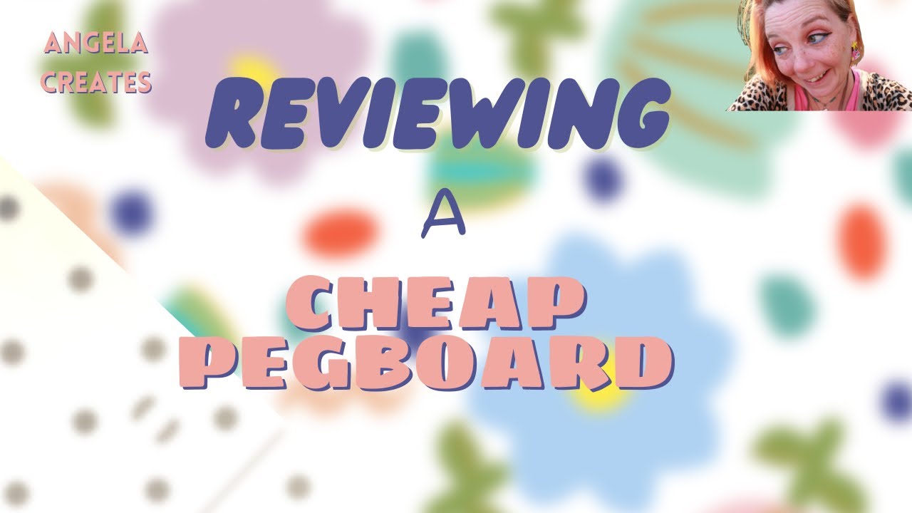 REVIEW OF A CHEAP PEGBOARD & ORGANIZING CUTTERS