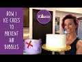 Prevent Air Bubbles In Your Icing With This Technique | How I Ice Smooth Buttercream Cakes