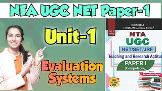 Evaluation Systems in Education| UGC NET Paper-1/Trueman's Series #ugcnetpaper1 @InculcateLearning ​