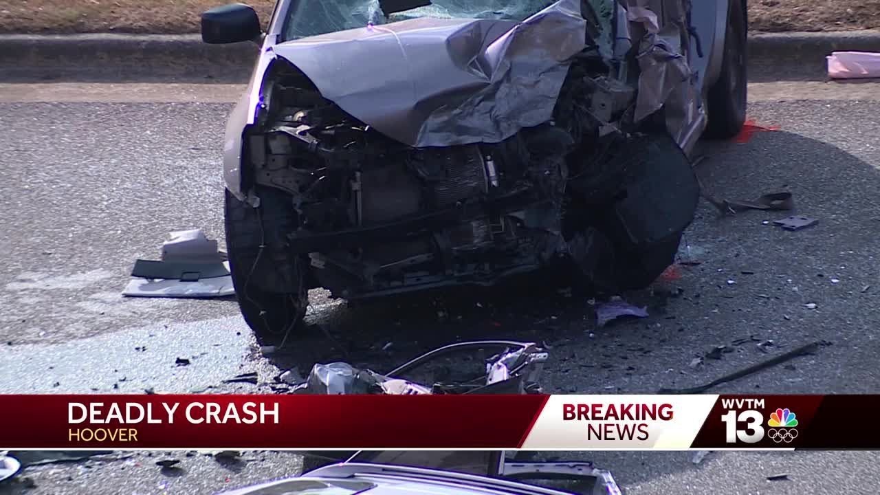 2 dead and 2 injured after wrong-way, head-on crash in Hoover - YouTube