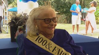 ‘Thank y’all very much:’ Town of Pinewood celebrates longtime residents’ 100th birthday