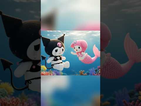 Oh No Kuromi Is Drowning マイメロ クロミ シナモロール サンリオ Mymelody Kuromi Cinnamoroll Sanrio